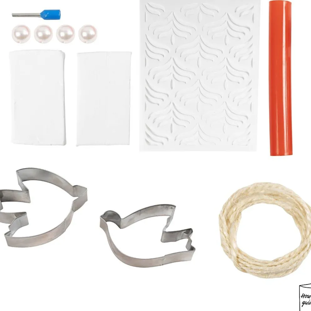 Mini DIY Kit Modellera, Duvor, off white, 1 förp.