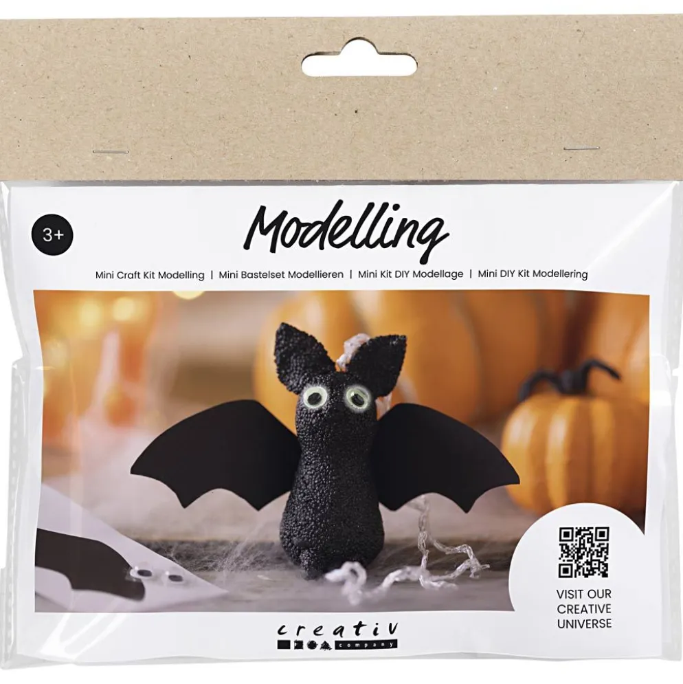 Mini DIY Kit Modellera, Fladdermöss, 1 förp.