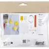 Mini DIY Kit Modellera, ägg, ljusgul, pastellfärger, 1 förp.