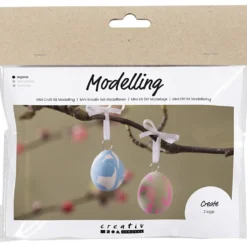 Mini DIY Kit Modellera, Marmorerade ägg, 1 förp.