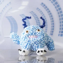 Mini DIY Kit Modellera, Monster Bobby, ljusblå, 1 förp.