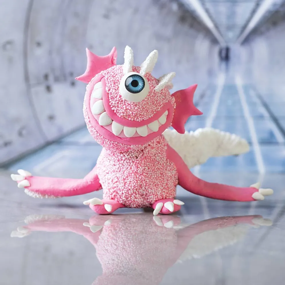 Mini DIY Kit Modellera, Monster Sally, ljusrosa, 1 förp.