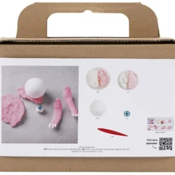 Mini DIY Kit Modellera, Monster Sally, ljusrosa, 1 förp.
