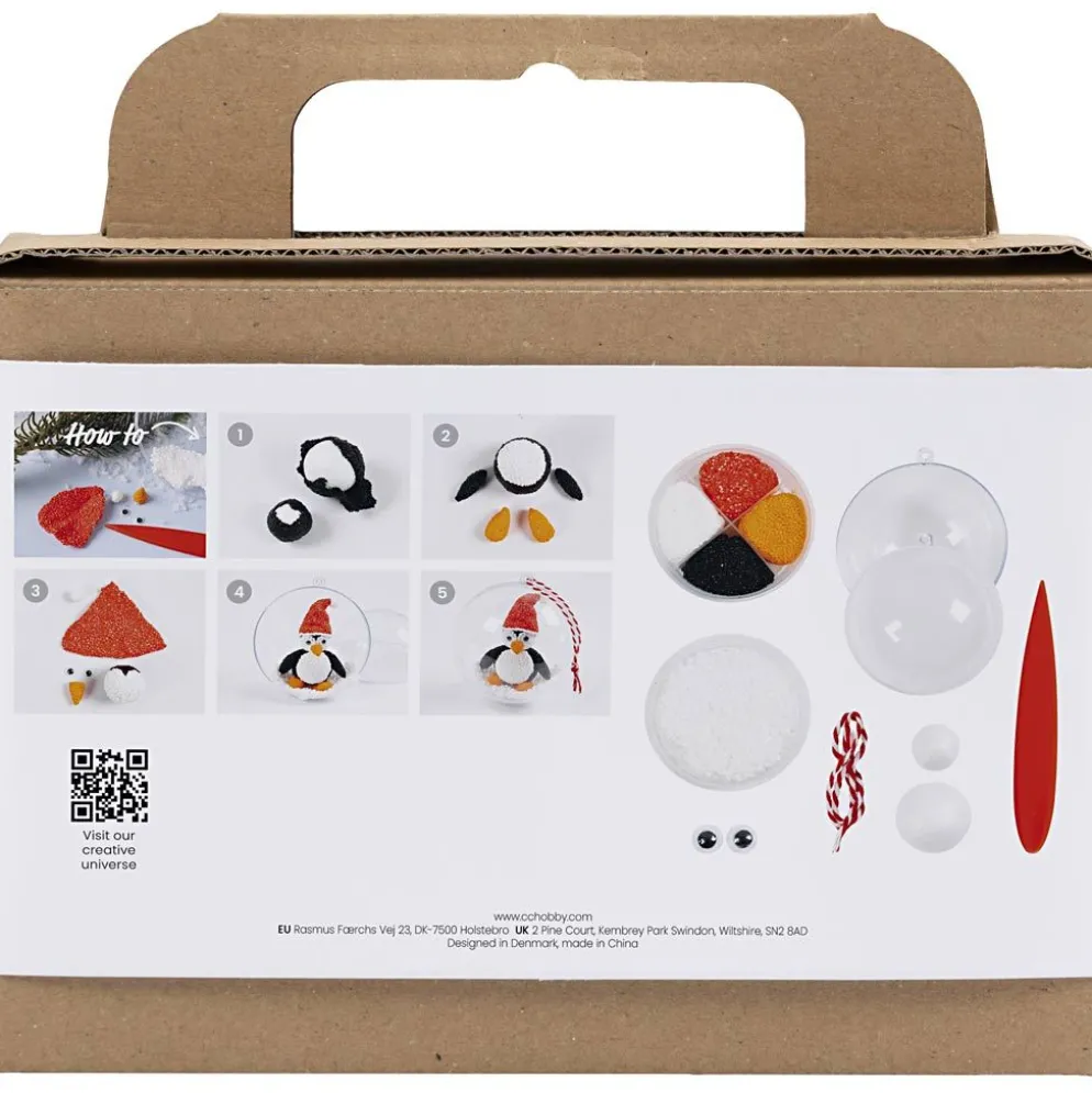 Mini DIY Kit Modellera, pingvin, 1 förp.