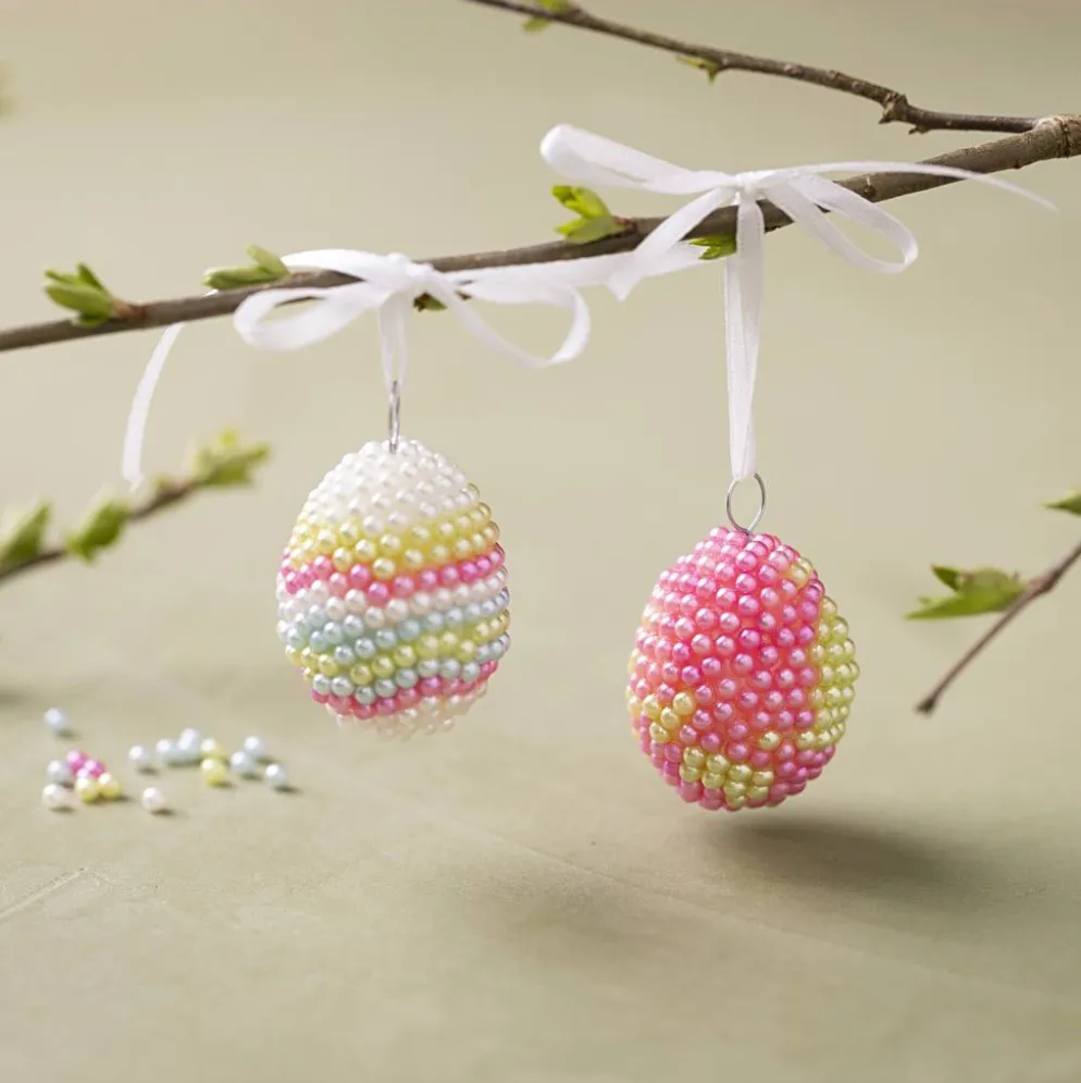 Mini DIY Kit Modellera, Pärlägg, pastellfärger, 1 förp.