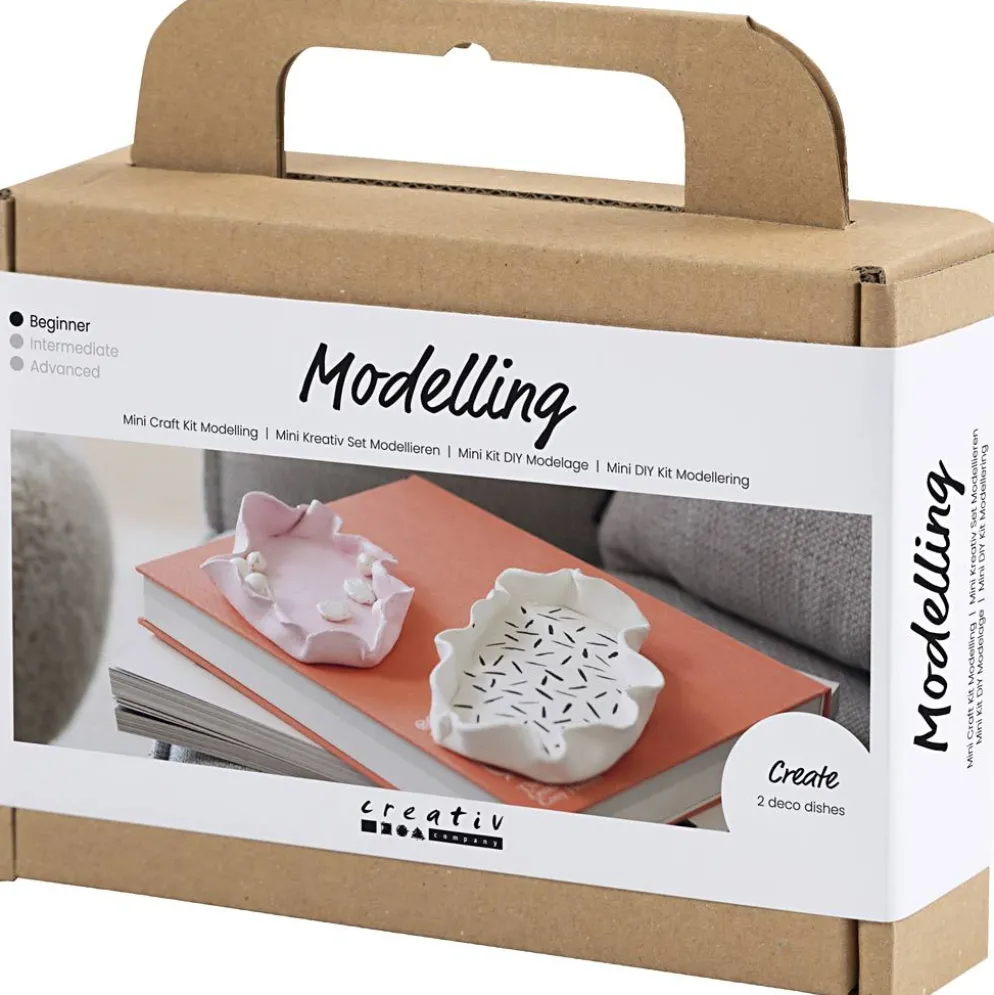 Mini DIY Kit Modellera, Skålar, 1 förp.