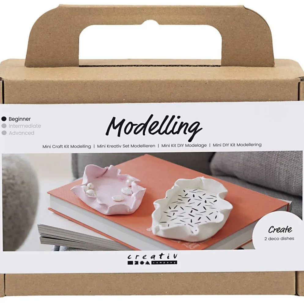 Mini DIY Kit Modellera, Skålar, 1 förp.