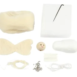 Mini DIY Kit, ängel, H: 10 cm, 1 förp.