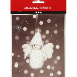 Mini DIY Kit, ängel, H: 10 cm, 1 förp.