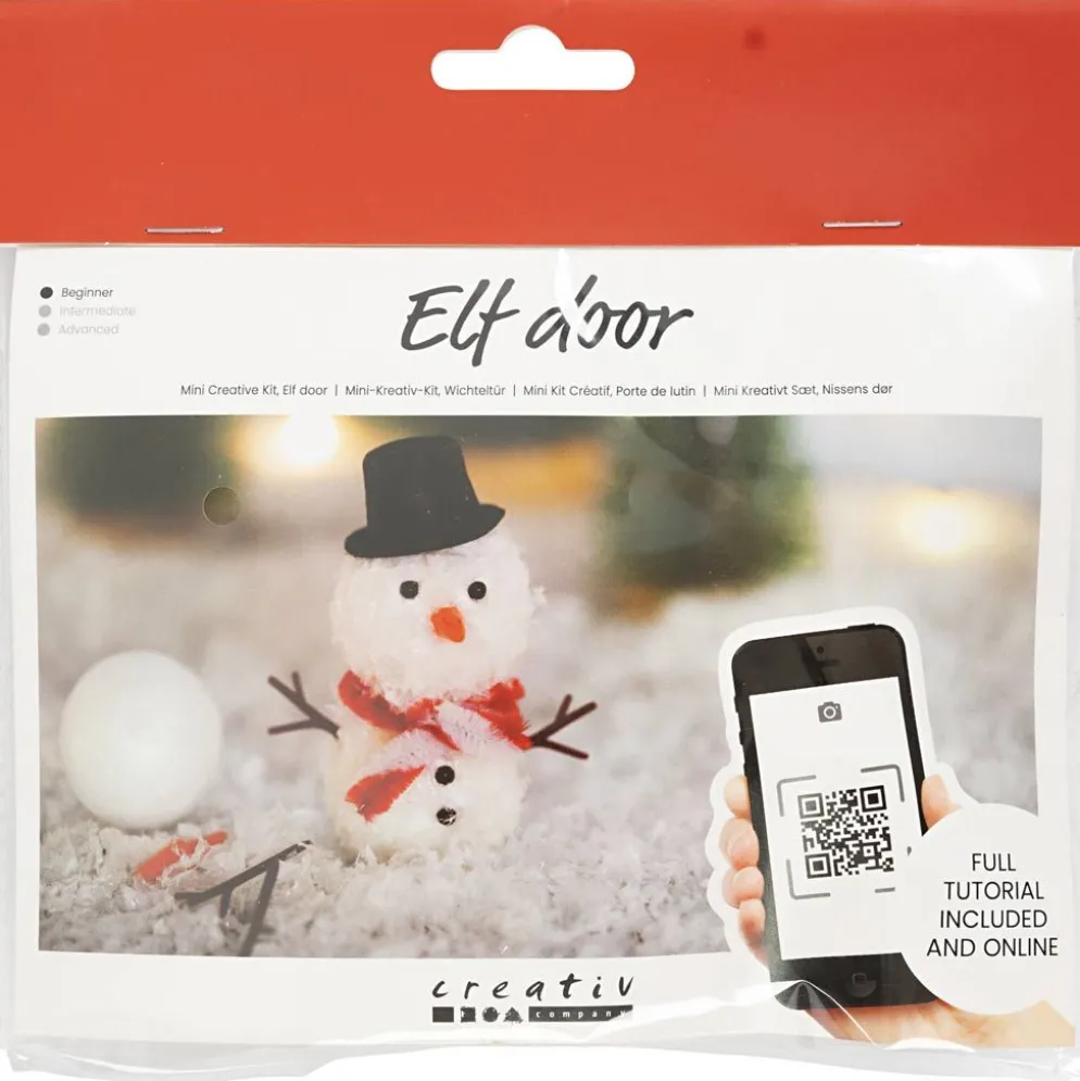 Mini DIY Kit Nissens Dörr, Snögubbe, 1 förp.
