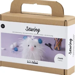Mini DIY Kit Sömnad, Monster, mixade färger, 1 förp.
