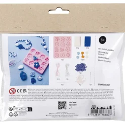 Mini DIY Kit Smycken, Blommor, mixade färger, 1 förp.