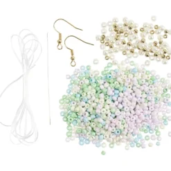 Mini DIY Kit Smycken, Elastiskt armband, örhänge, 1 förp.