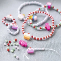 Mini DIY Kit Smycken, Elastiskt armband och ring, 1 förp.