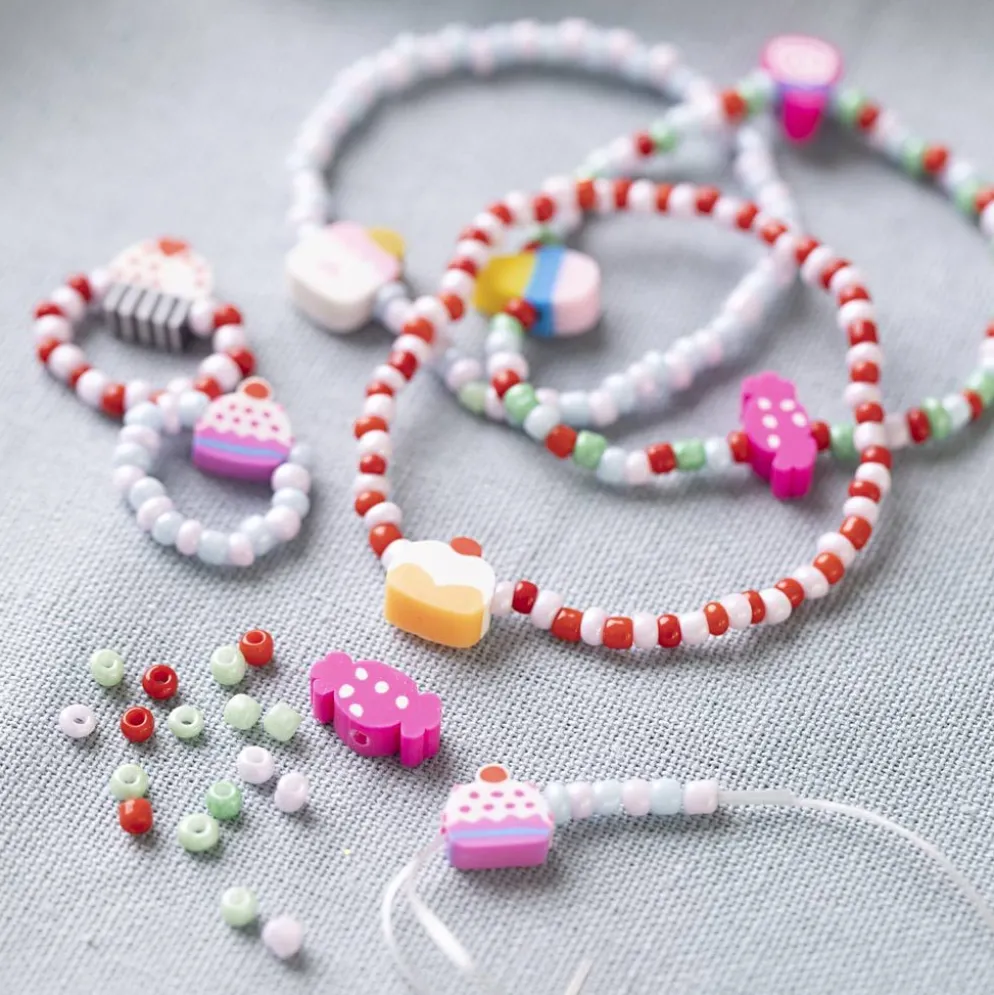Mini DIY Kit Smycken, Elastiskt armband och ring, 1 förp.