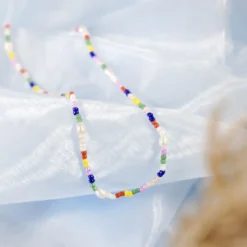 Mini DIY Kit Smycken, Halsband med sötvattenspärlor, 1 förp.