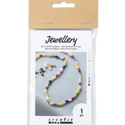 Mini DIY Kit Smycken, Halsband med sötvattenspärlor, 1 förp.