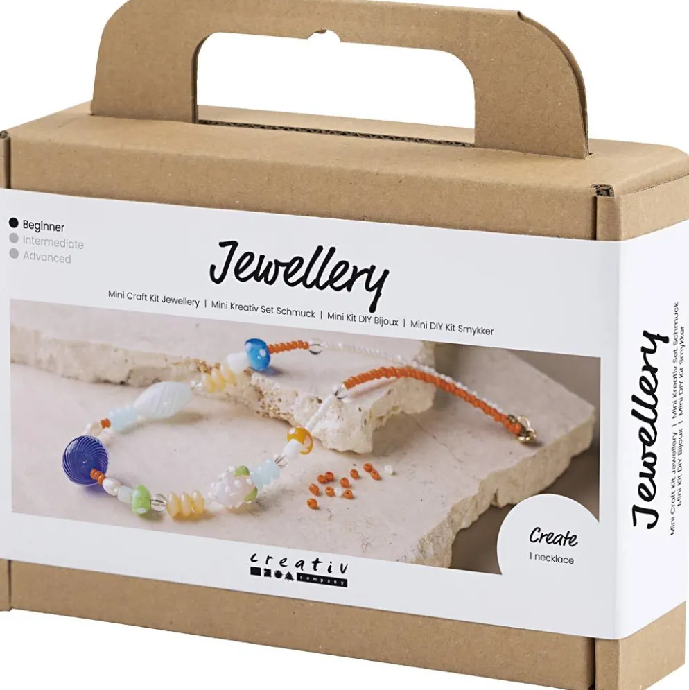 Mini DIY Kit Smycken, Kraftigt halsband, colorful, 1 förp.