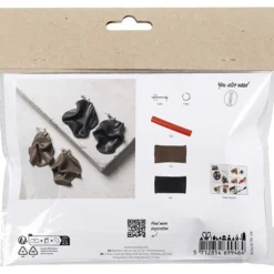 Mini DIY Kit Smycken, Vikta örhängen, 1 förp.