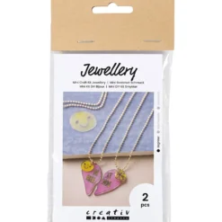 Mini DIY Kit Smycken, Vänskapshalsband i krympplast, 1 förp.