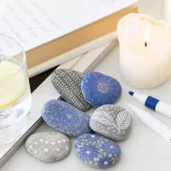 Mini DIY Kit Stendekoration, blå, 1 förp.