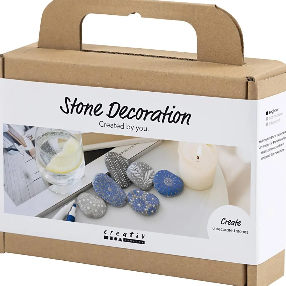 Mini DIY Kit Stendekoration, blå, 1 förp.