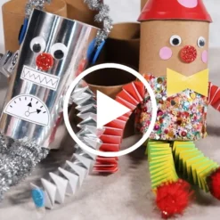 Mini DIY Kit, Toalettrulle clown, 1 förp.
