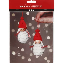 Mini DIY Kit, tomtenissor, H: 8 cm, 1 förp.