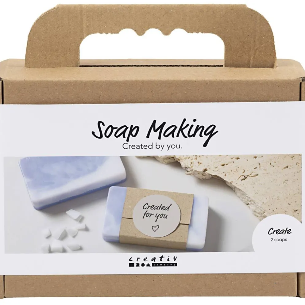 Mini DIY Kit Tvåltillverkning, fyrkantiga, ljuslila, 1 förp.