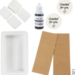 Mini DIY Kit Tvåltillverkning, fyrkantiga, ljuslila, 1 förp.