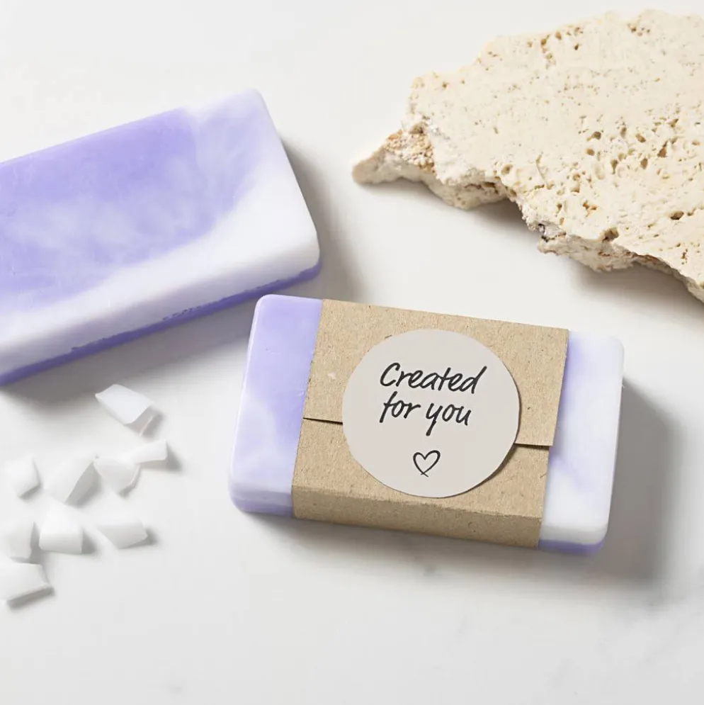 Mini DIY Kit Tvåltillverkning, fyrkantiga, ljuslila, 1 förp.
