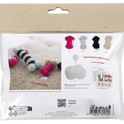 Mini DIY Kit Virkning, Hundben, 1 förp.