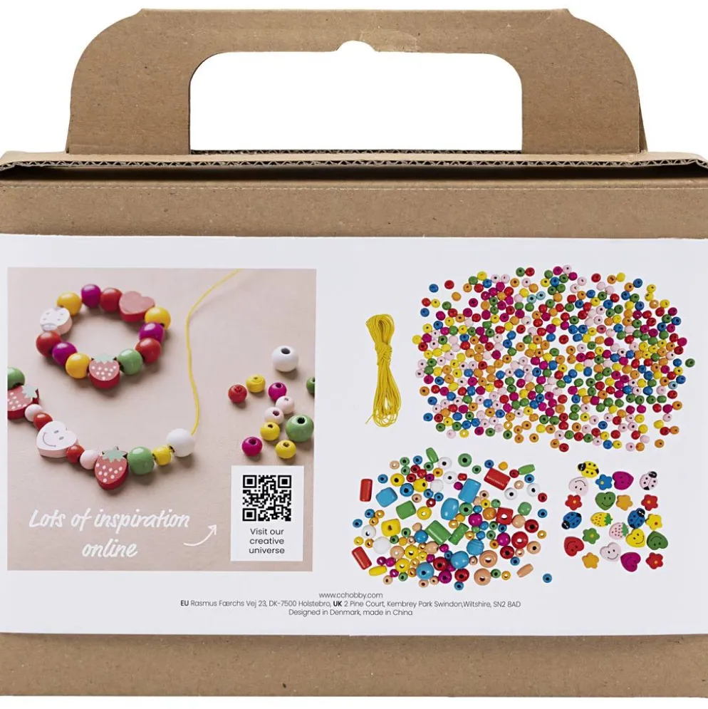Mini DIY Mix Smycken, ca. 564 st., glada färger, 1 förp.