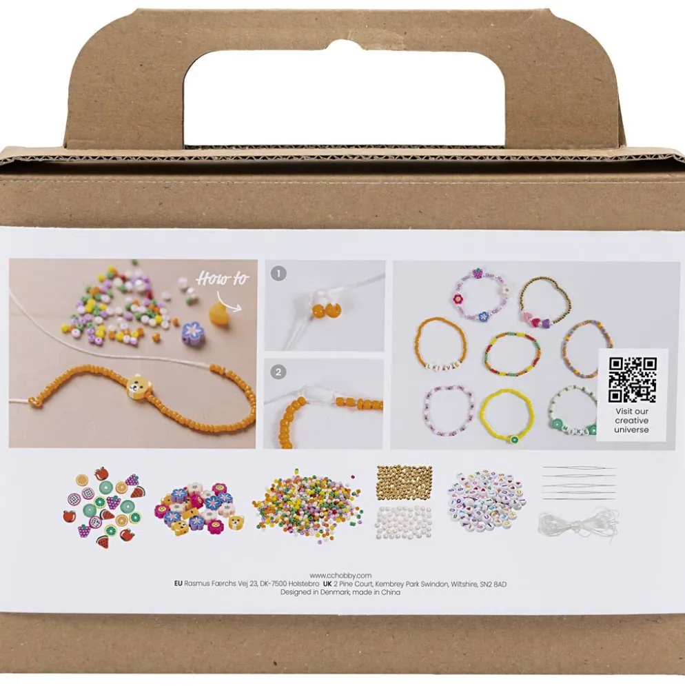 Mini DIY Mix Smycken, Färgstarka armband, 1 förp.