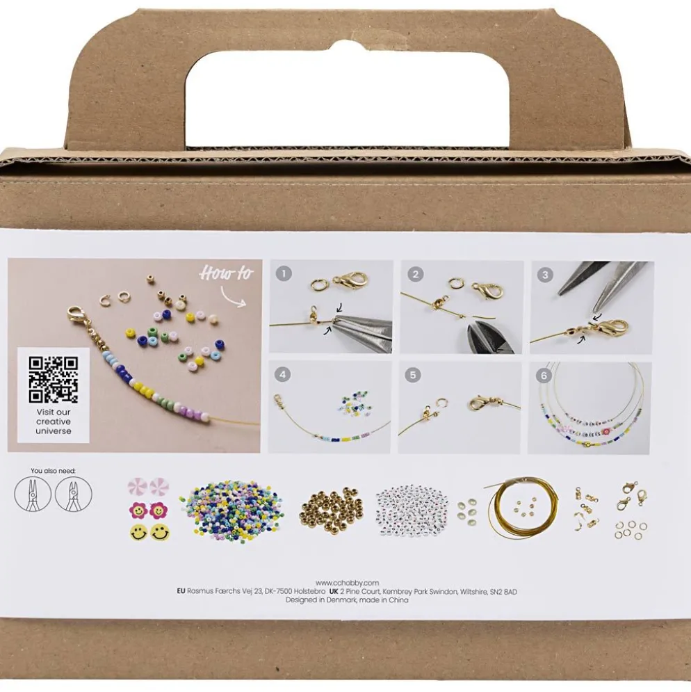 Mini DIY Mix Smycken, Halsband, 1 förp.