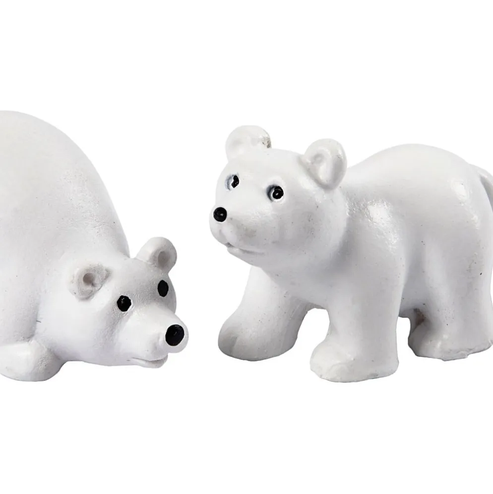 Minifigurer, H: 30 mm, L: 45 mm, vit, 2 st./ 1 förp.
