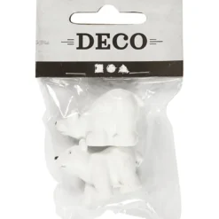Minifigurer, H: 30 mm, L: 45 mm, vit, 2 st./ 1 förp.