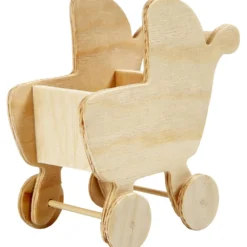 Minimöbler, stol, bänk, gungstol, bord, barnvagn, H: 5,8-10,5 cm, 50 st./ 1 förp.