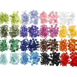 Minimosaik, stl. 5x5+10x10 mm, tjocklek 2 mm, 800 g, 32x25 g/ 1 förp.