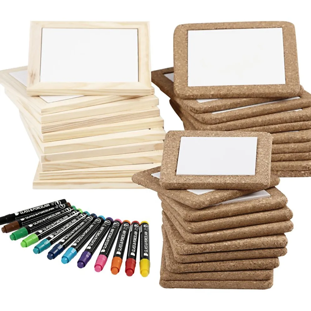 Måla grytunderlägg, standardfärger, kompletterande färger, 30 st., 1 set