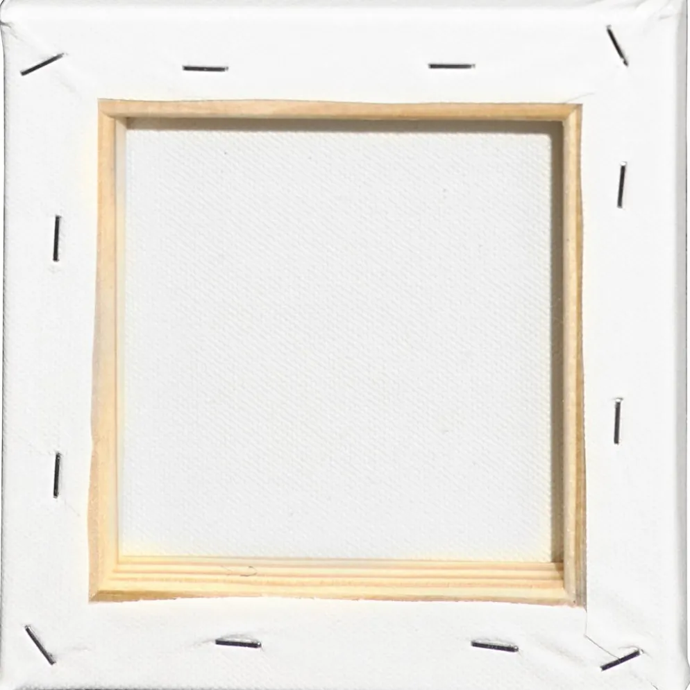 Målarduk, D: 1,6 cm, stl. 15x15 cm, 360 g, vit, 1 st.