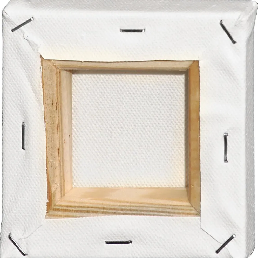 Målarduk, D: 1,6 cm, stl. 10x10 cm, 360 g, vit, 10 st./ 1 förp.