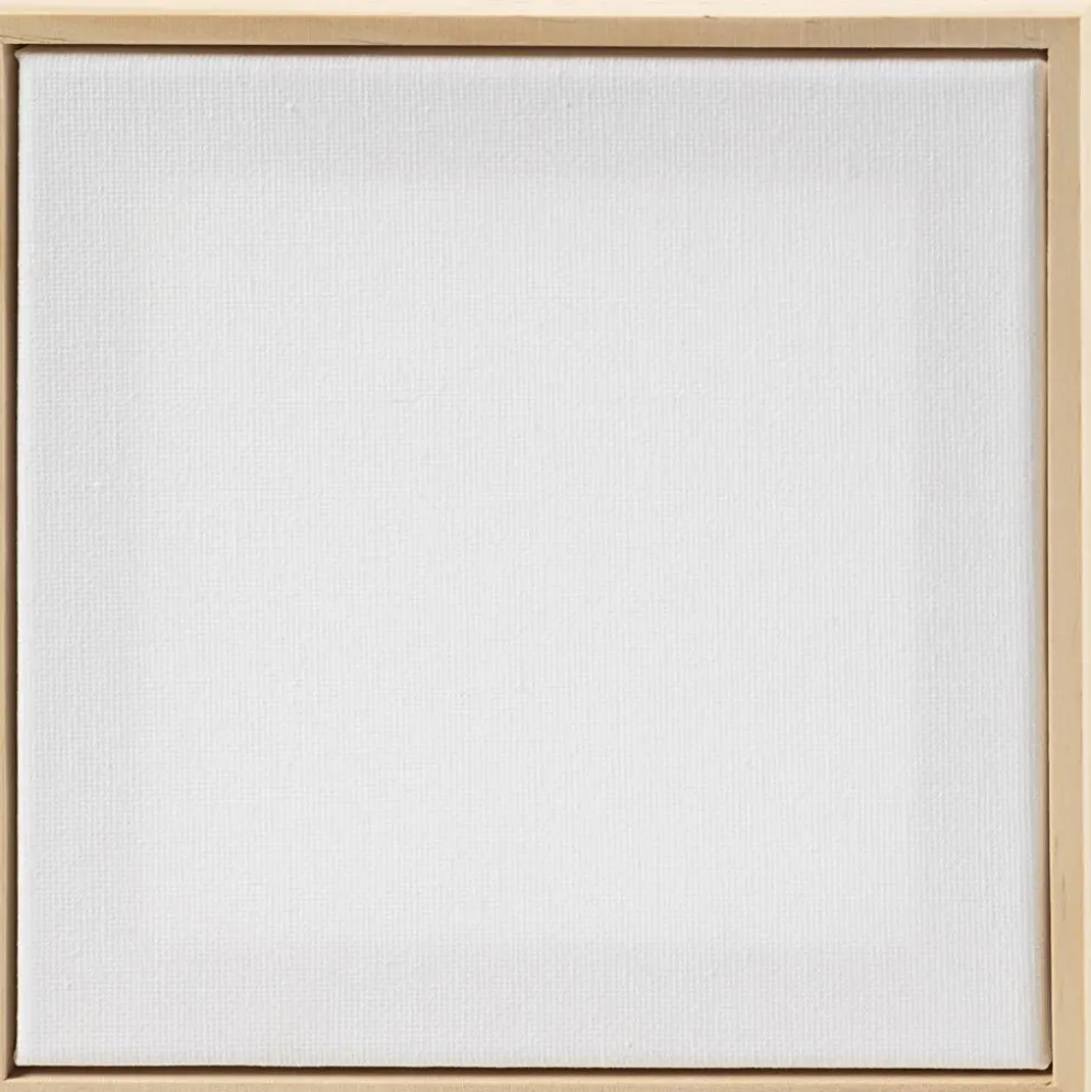 Målarduk med ram, stl. 15,8x15,8 cm, 280 g, vit, 10 st./ 1 förp.