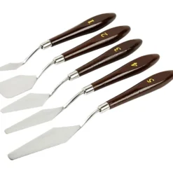 Målarknivar, L: 17-23 cm, B: 1,5-2,5 cm, 5 st./ 1 förp.
