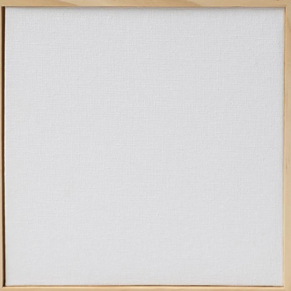 Målarplatta med ram, stl. 15,8x15,8 cm, 280 g, vit, 10 st./ 1 förp.