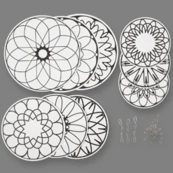 Mobilhängen med tryck, Dia. 12+15+18 cm, 300 g, 3 set/ 1 förp.