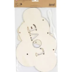 Mobil i trä, Natthimmel, B: 28 cm, tjocklek 3 mm, 1 st./ 1 förp.