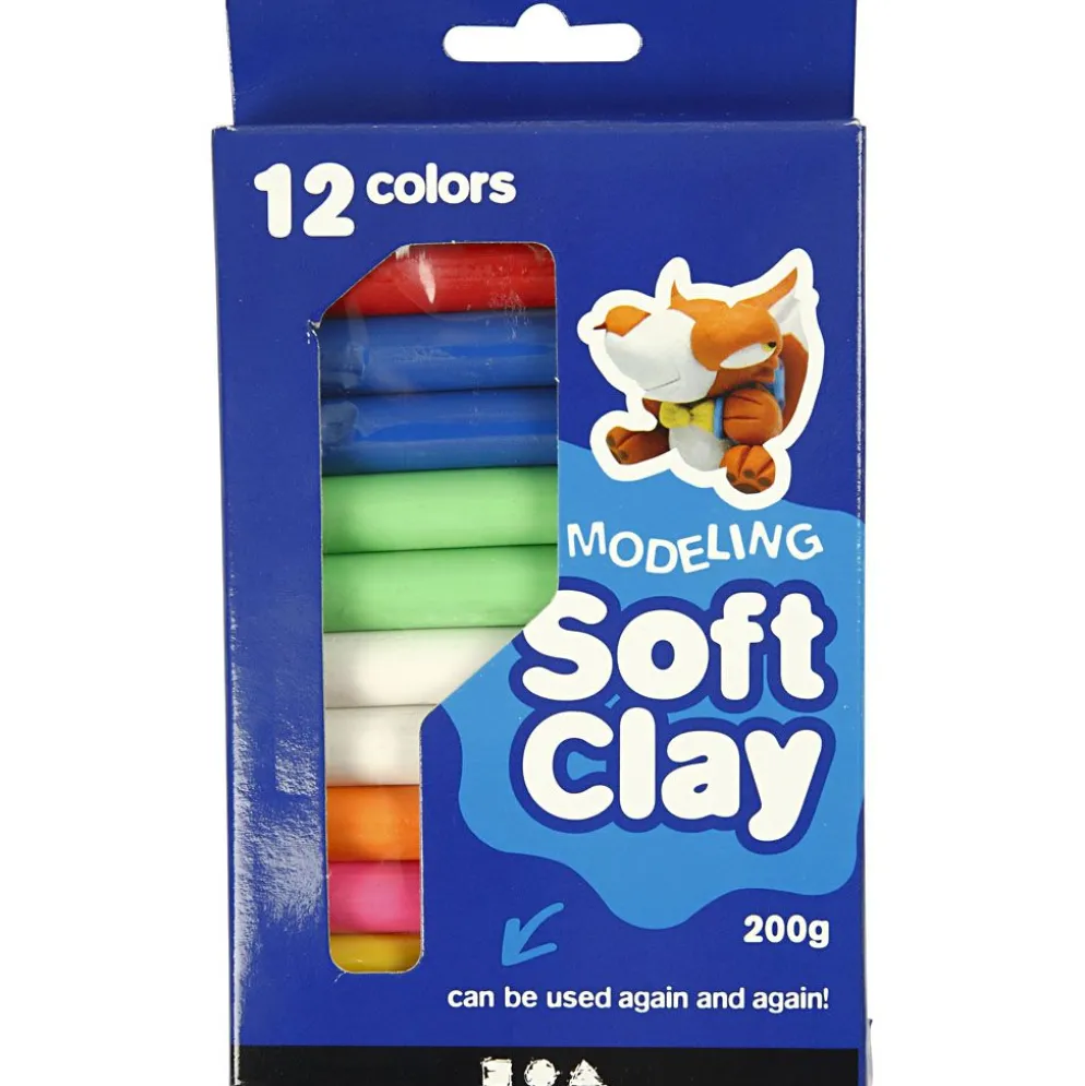 Modellera, mixade färger, 200 g/ 1 förp.