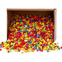 Mosaiksten, stl. 8-10 mm, tjocklek 5 mm, starka färger, 8 kg/ 1 förp.