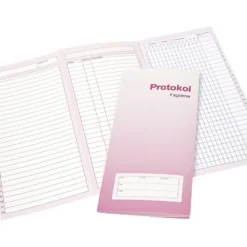Mötesprotokoll för ämneslärare. Protokoll med 28 namn, stl. 10 x 21 / 30 x 21 cm, 1 st.